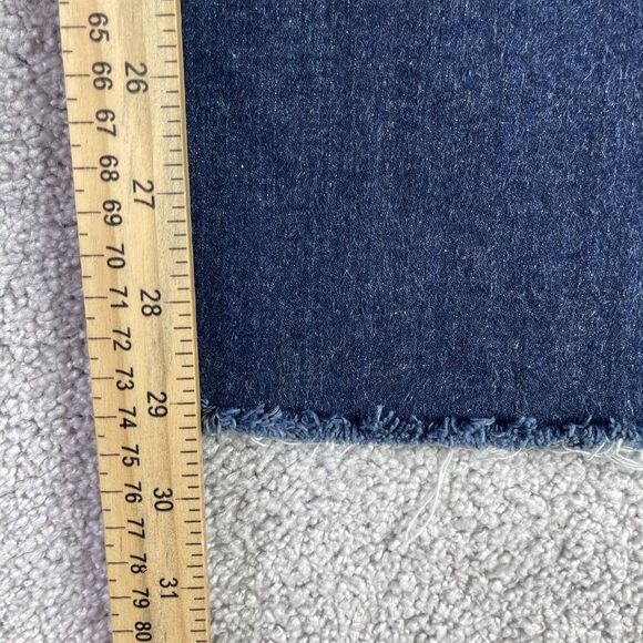 Gap Jeans Women’s 27 Blue 70’s Flare High Rise Dark Wash Slim Fit Raw Hem - Picture 7 of 9